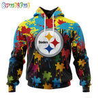 NFL Pittsburgh Steelers Hoodie Special Autism Awareness Design Football Hoodie
