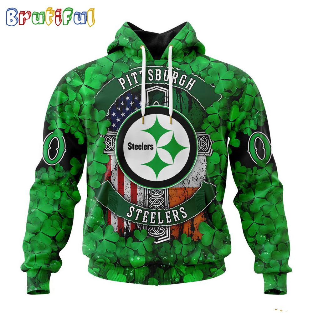 NFL Pittsburgh Steelers Hoodie Special Design Hoodie St Patrick Day