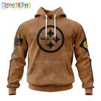 NFL Pittsburgh Steelers Hoodie Special Salute To Service For Veterans Day Full Printed Hoodie