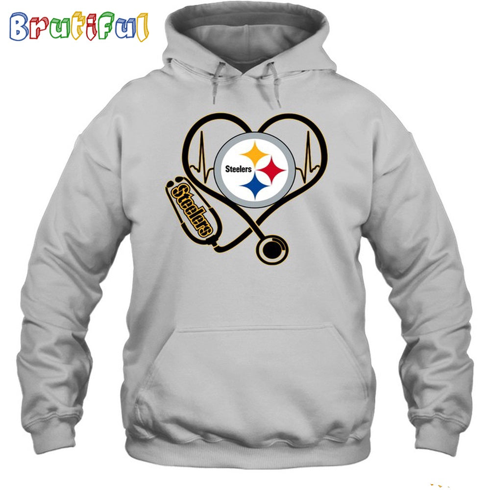 NFL Pittsburgh Steelers Nurse Love Hoodie Unisex Football T-Shirt Hoodie