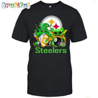 NFL Pittsburgh Steelers St Patrick’s Day T-Shirt Special Gomes Baby Yoda St Patricks Day Shirt