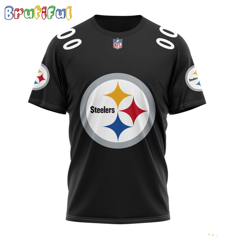 NFL Pittsburgh Steelers T-Shirt 2024 Personalized Name And Number Unisex T-Shirt