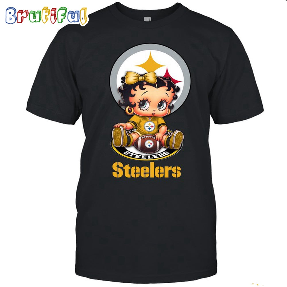 NFL Pittsburgh Steelers T-Shirt Betty Boop Football Tshirt