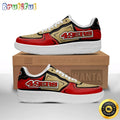 NFL San Francisco 49Ers Air Force 1 Shoes Football Sports Sneaker Shoes