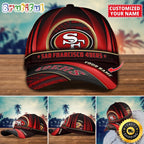 NFL San Francisco 49ers Baseball Cap Custom Football Cap For Fans