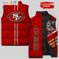 NFL San Francisco 49ers Damn Right Sleeveless Down Jacket