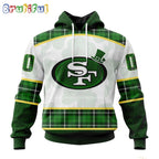 NFL San Francisco 49ers Hoodie Special Design 3D Hoodie St Patrick Day