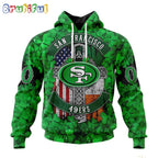 NFL San Francisco 49ers Hoodie Special Design Hoodie St Patrick Day