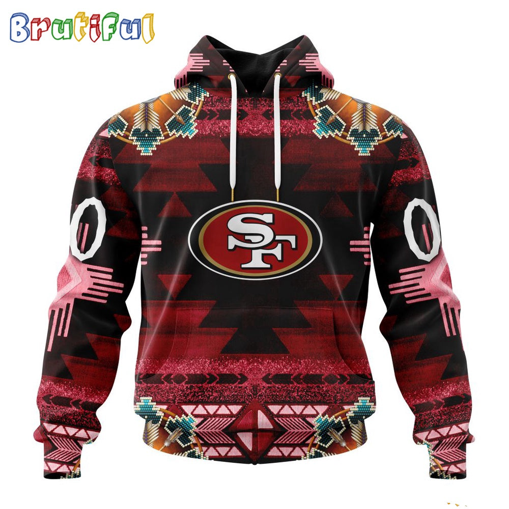 NFL San Francisco 49ers Hoodie Special Native Costume Design Hoodie