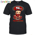 NFL San Francisco 49ers T-Shirt Betty Boop Football Tshirt