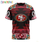 NFL San Francisco 49ers T-Shirt Special Native Costume Design T-Shirt
