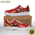 NFL Sanfrancisco 49ers Air Force 1 Shoes Air Sneakers For Fans
