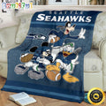 NFL Seattle Seahawks Blanket Mickey Mouse Blanket