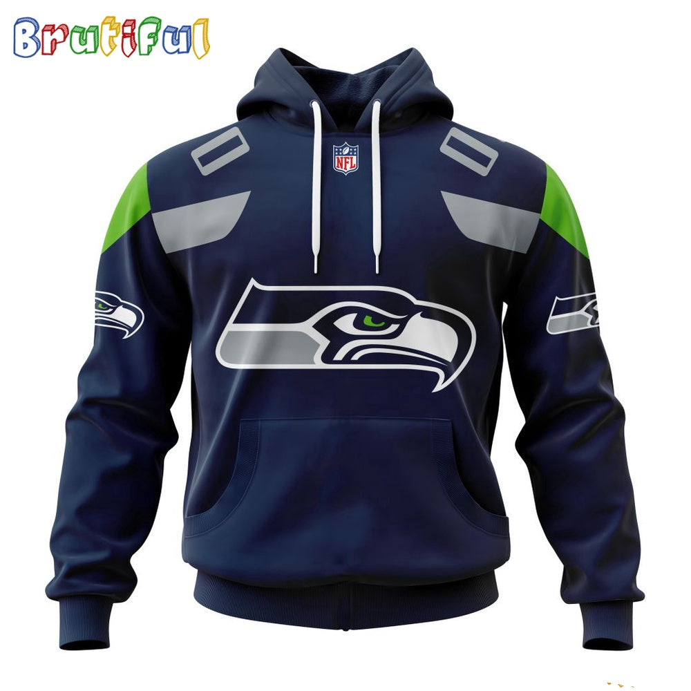 NFL Seattle Seahawks Hoodie 2024 Personalized Name And Number Unisex Hoodie