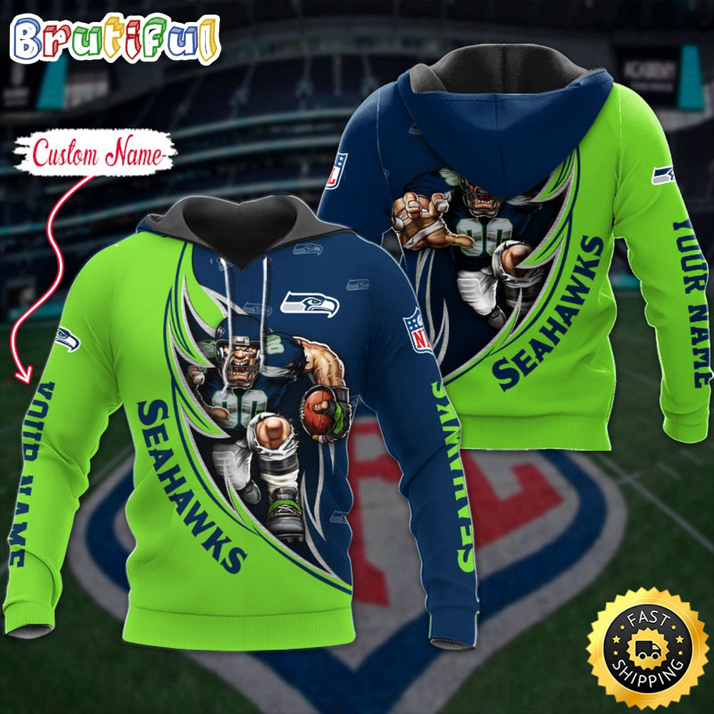NFL Seattle Seahawks Hoodie Damn Right Sport Hoodie