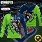 NFL Seattle Seahawks Hoodie Damn Right Sport Hoodie