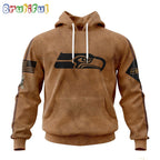 NFL Seattle Seahawks Hoodie Special Salute To Service For Veterans Day Full Printed Hoodie