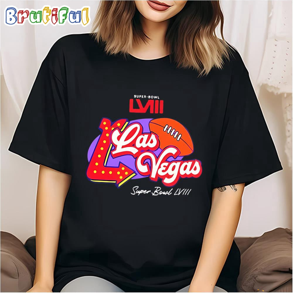 NFL Super Bowl Lviii Las Vegas Football 2024 Shirt
