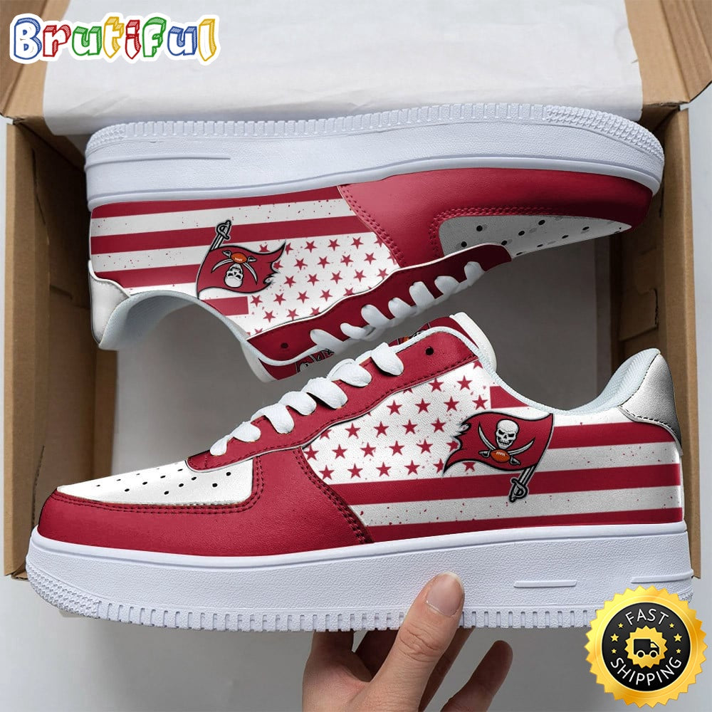 NFL Tampa Bay Buccaneers Air Force 1 Shoes Urban Streetwear Shoes