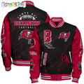 NFL Tampa Bay Buccaneers Baseball Jacket Print Logo Team Football Jacket