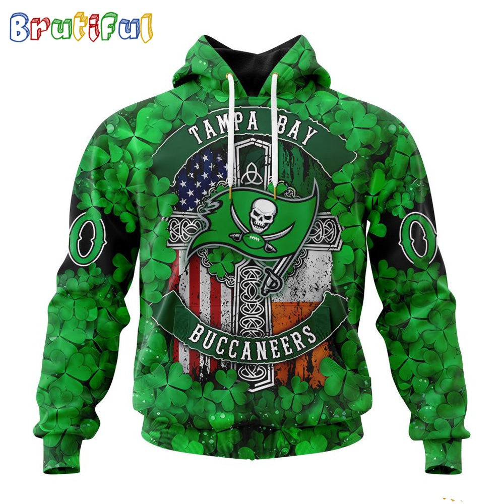 NFL Tampa Bay Buccaneers Hoodie Special Design Hoodie St Patrick Day