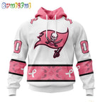 NFL Tampa Bay Buccaneers Hoodie Special Pink Design Fight Breast Cancer