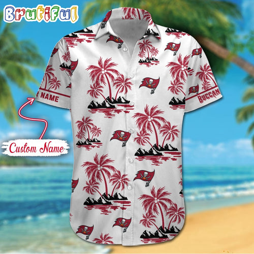 NFL Tampa Bay Buccaneers Palm Tree Tropical Summer Hawaiian Shirt