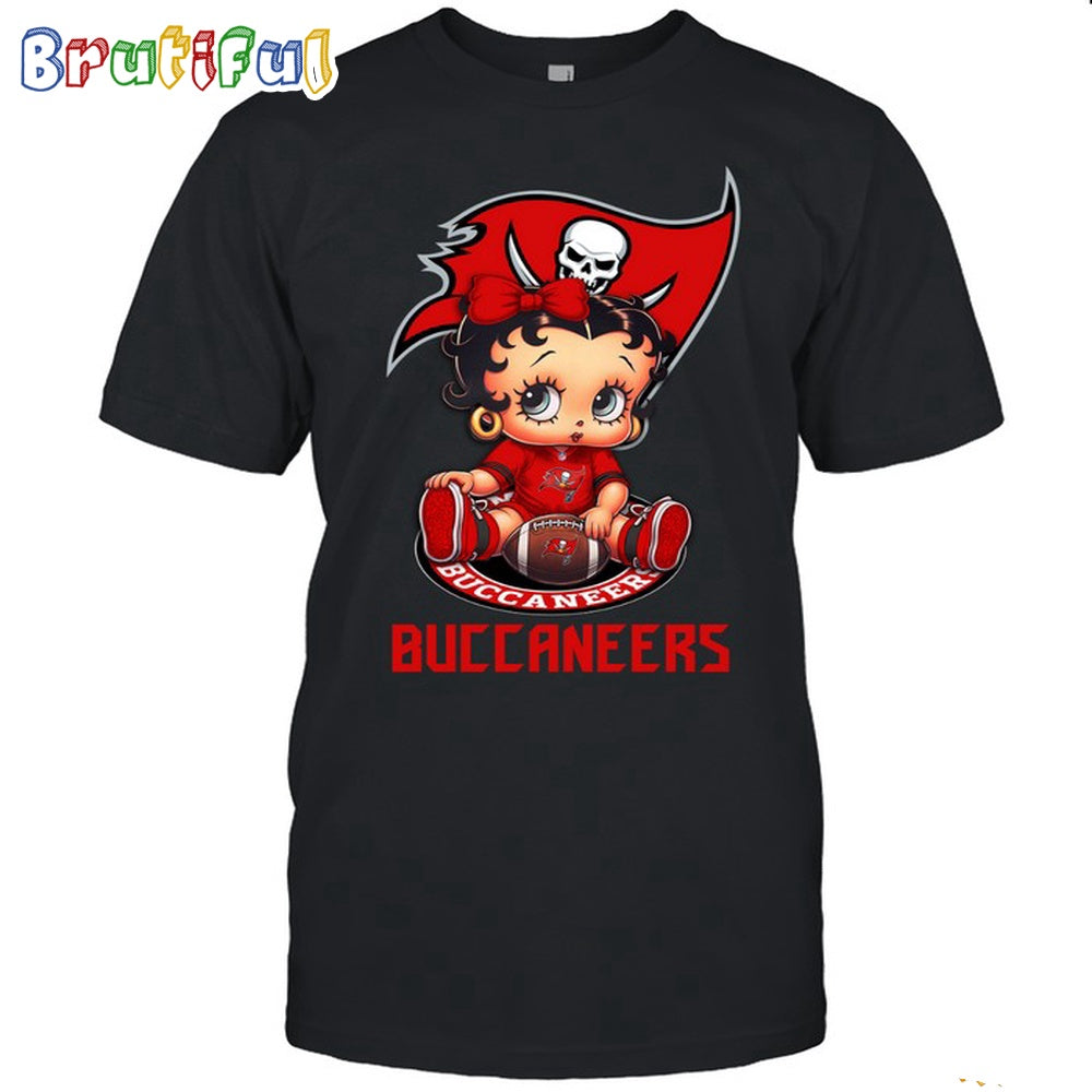 NFL Tampa Bay Buccaneers T-Shirt Betty Boop Football Tshirt