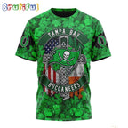 NFL Tampa Bay Buccaneers T-Shirt Special Design 3D T-Shirt St Patrick Day