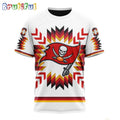 NFL Tampa Bay Buccaneers T-Shirt Special Design With Native Pattern