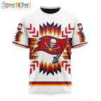 NFL Tampa Bay Buccaneers T-Shirt Special Design With Native Pattern