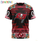 NFL Tampa Bay Buccaneers T-Shirt Special Native Costume Design T-Shirt