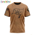 NFL Tampa Bay Buccaneers T-Shirt Special Salute To Service For Veterans Day Full Printed T-Shirt
