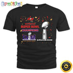 NFL Tampa Bay Buccaneers T Shirt Super Bowl LVIII 2024 Las Vegas Champions Unisex Tshirt