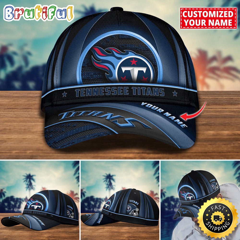 NFL Tennessee Titans Baseball Cap Custom Football Cap For Fans