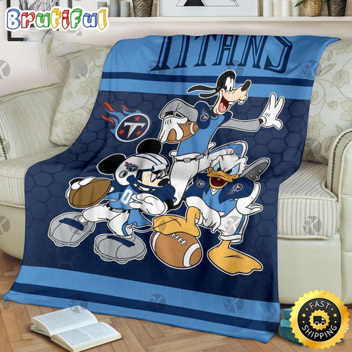 NFL Tennessee Titans Blanket Mickey Mouse Blanket