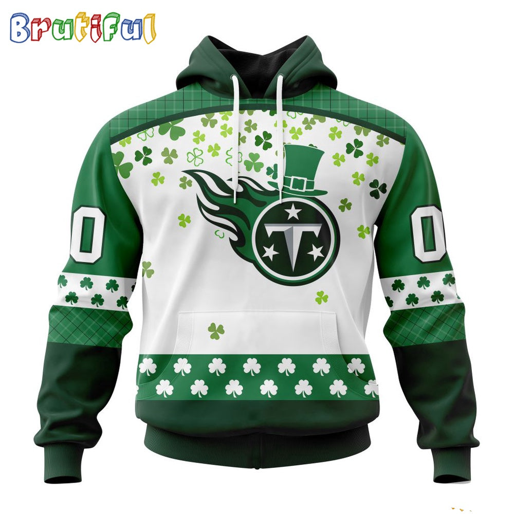 NFL Tennessee Titans Hoodie Special Design For St Patrick Day