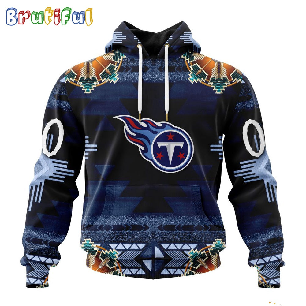 NFL Tennessee Titans Hoodie Special Native Costume Design Hoodie