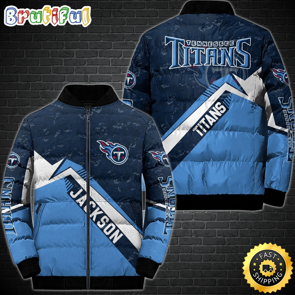 NFL Tennessee Titans Puffer Jacket Customized Sport Down Jacket