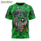 NFL Tennessee Titans T-Shirt Special Design 3D T-Shirt St Patrick Day