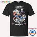 NFL Tom Brady Jersey Retirement New England Patriots Football 2024 T Shirt