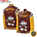 NFL Washington Commanders Baseball Jacket Hello Kitty Personalized Baseball Jacket