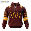 NFL Washington Commanders Hoodie 2024 Personalized Name And Number Unisex Hoodie