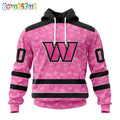 NFL Washington Commanders Hoodie Special Pink Hoodie Design Fight Breast Cancer