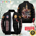 NFL Washington Commanders Puffer Jacket City Logo Print Jacket For Fans