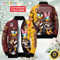 NFL Washington Commanders Puffer Jacket Donald Duck Custom Jacket