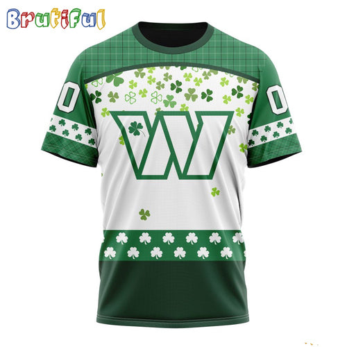 NFL Washington Commanders T-Shirt Special Design T-Shirt St Patrick Day