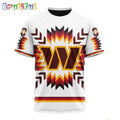 NFL Washington Commanders T-Shirt Special Design With Native Pattern