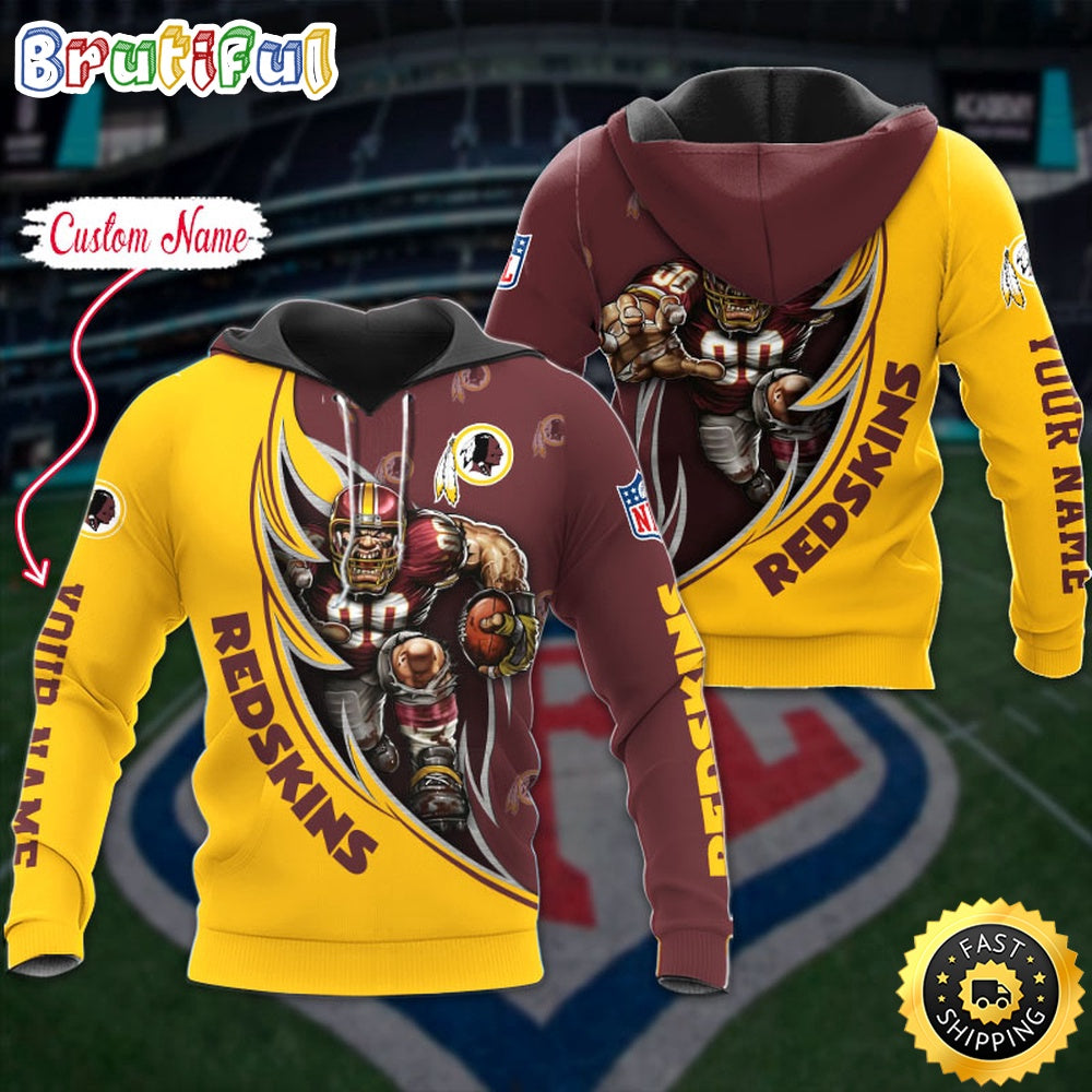 NFL Washington Redskins Hoodie Damn Right Sport Hoodie