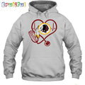 NFL Washington Redskins Nurse Love Hoodie Unisex Football T-Shirt Hoodie